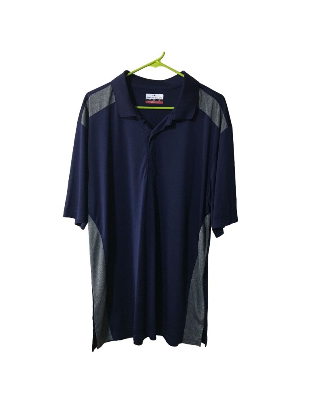 GRANDSLAM NAVY LIGHTWEIGHT ACTIVE WEAR GOLF POLO MENS XLT